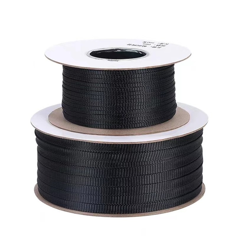 编织网管电线保护套阻燃尼龙蛇皮管pet伸缩套管避震网电缆线束套