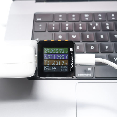 POWER-Z USB PD3.1协议48V量程双Type-C测试仪 KM003C测电流电压