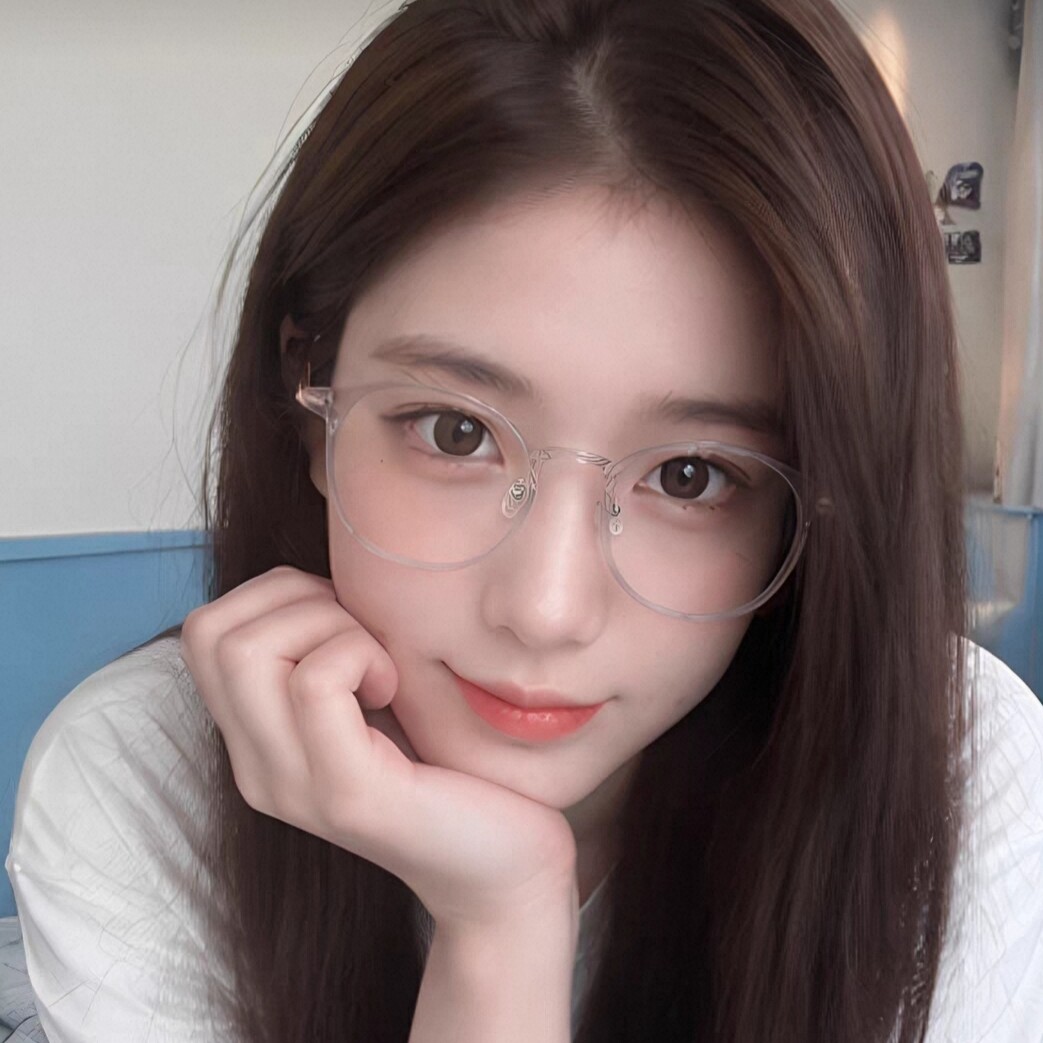AIVUE韩版女款圆框透明清冷纯钛镜框超轻近视镜99301素颜光学镜架