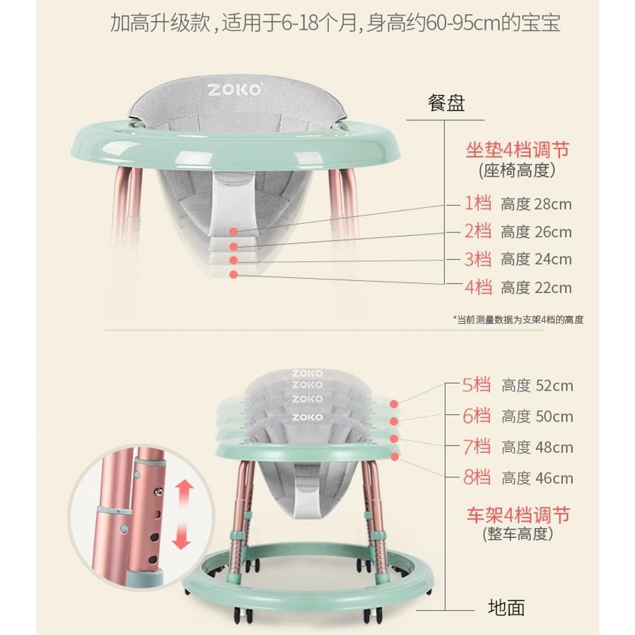 婴儿学步车新款童个月防