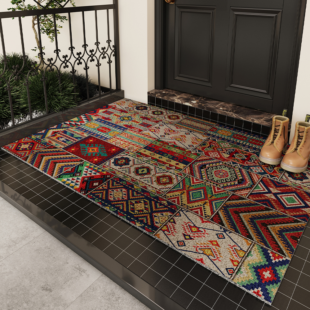 入户门地垫丝圈PVC防滑蹭脚垫