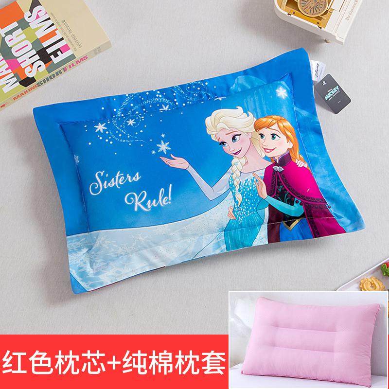 迪士尼儿童枕头四季通用3-6-8岁以上5幼儿园专用1纯棉小枕头宝宝2