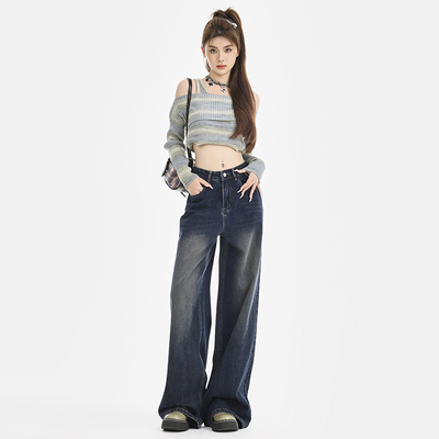 KRO阔腿裤高腰显瘦百搭