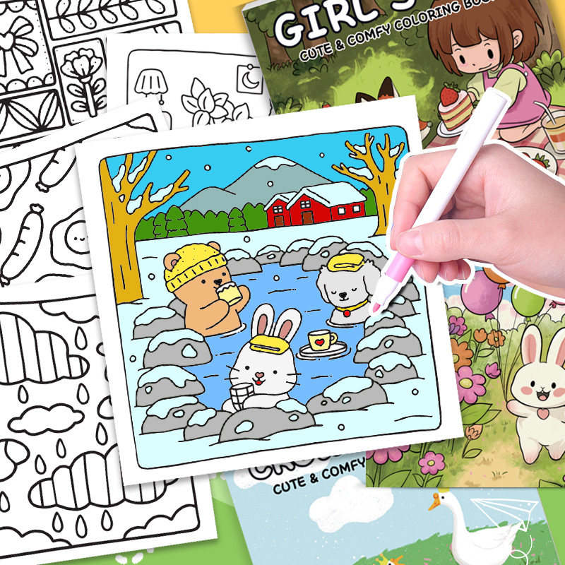 儿童画册A5可撕画画本小学生专用