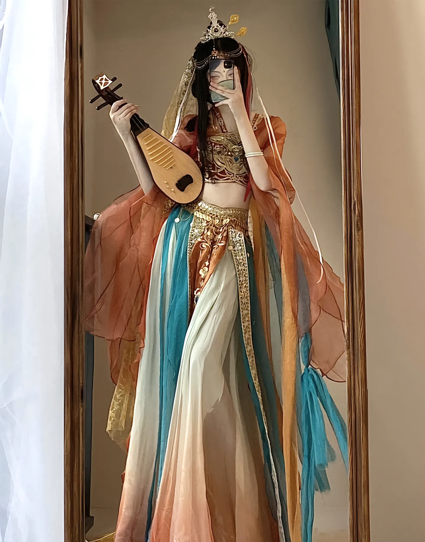 原创汉服女【屿舟记-一梦敦煌】异域风情重工刺绣西域少女夏季款