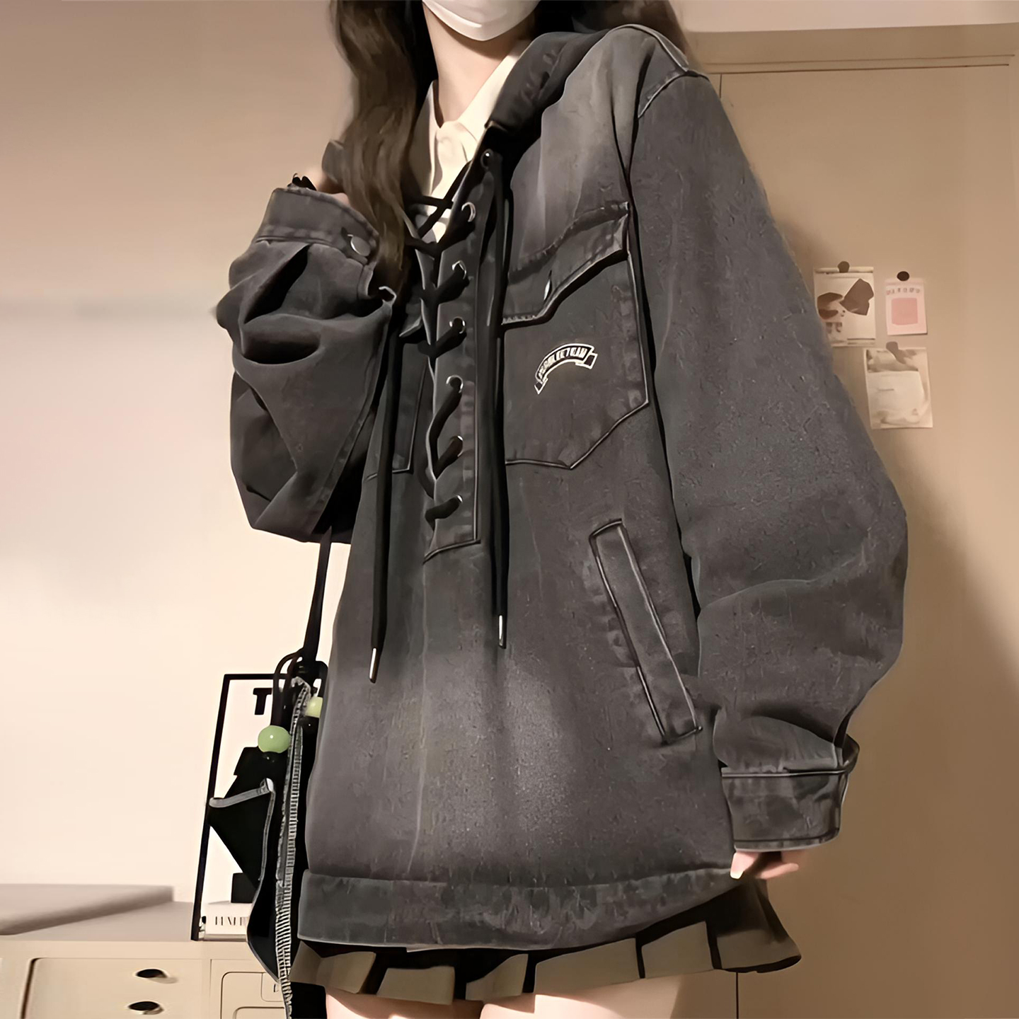 300斤大码女装宽松遮肉显瘦外套