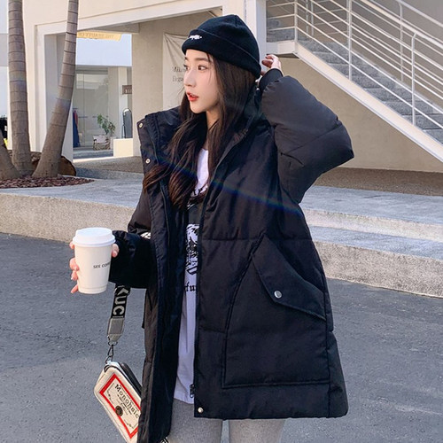 300斤特大码百搭慵懒风棉服上衣