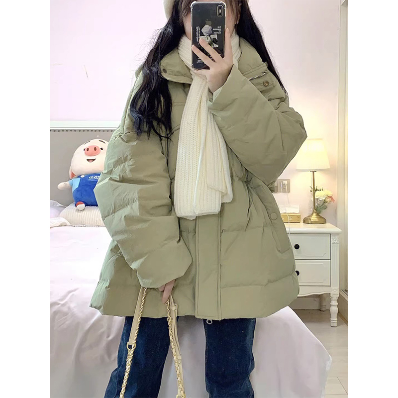 特大码韩版ins学院风高级感棉服