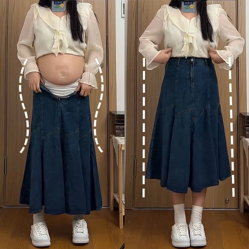 大码女装设计感小众别致半身裙女