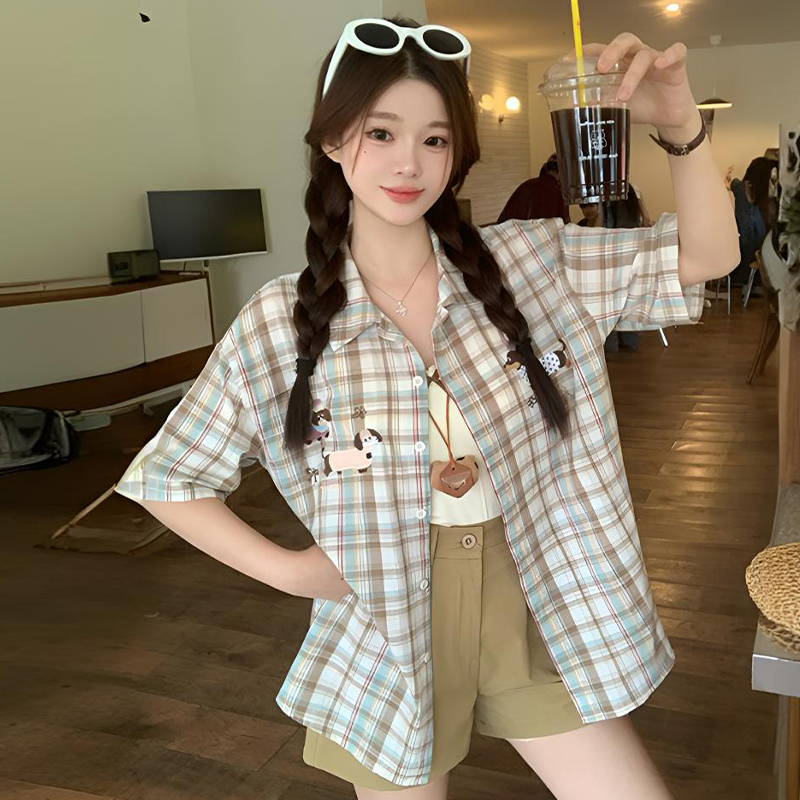 300斤大码宽松百搭休闲风衬衣女