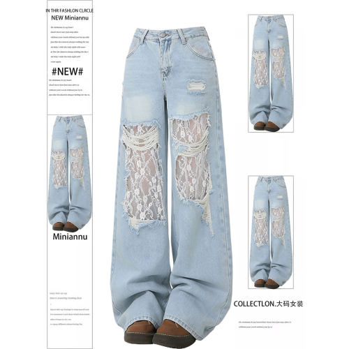 大码胖mm巨好看穿搭显瘦阔腿裤女