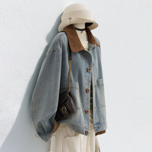 300斤大码女装韩版美式高街外套