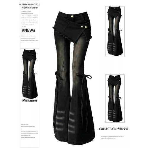 大码女装胖mm今年流行款的裤子女