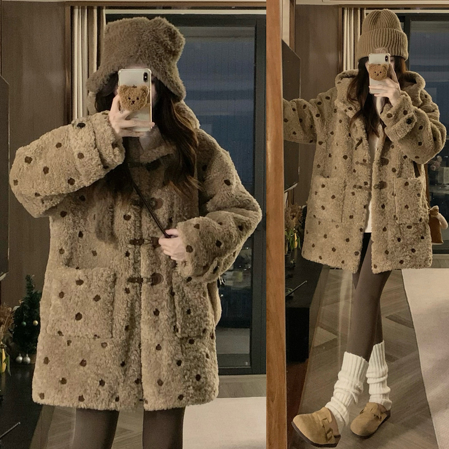 大码女装韩系休闲风设计感棉衣女