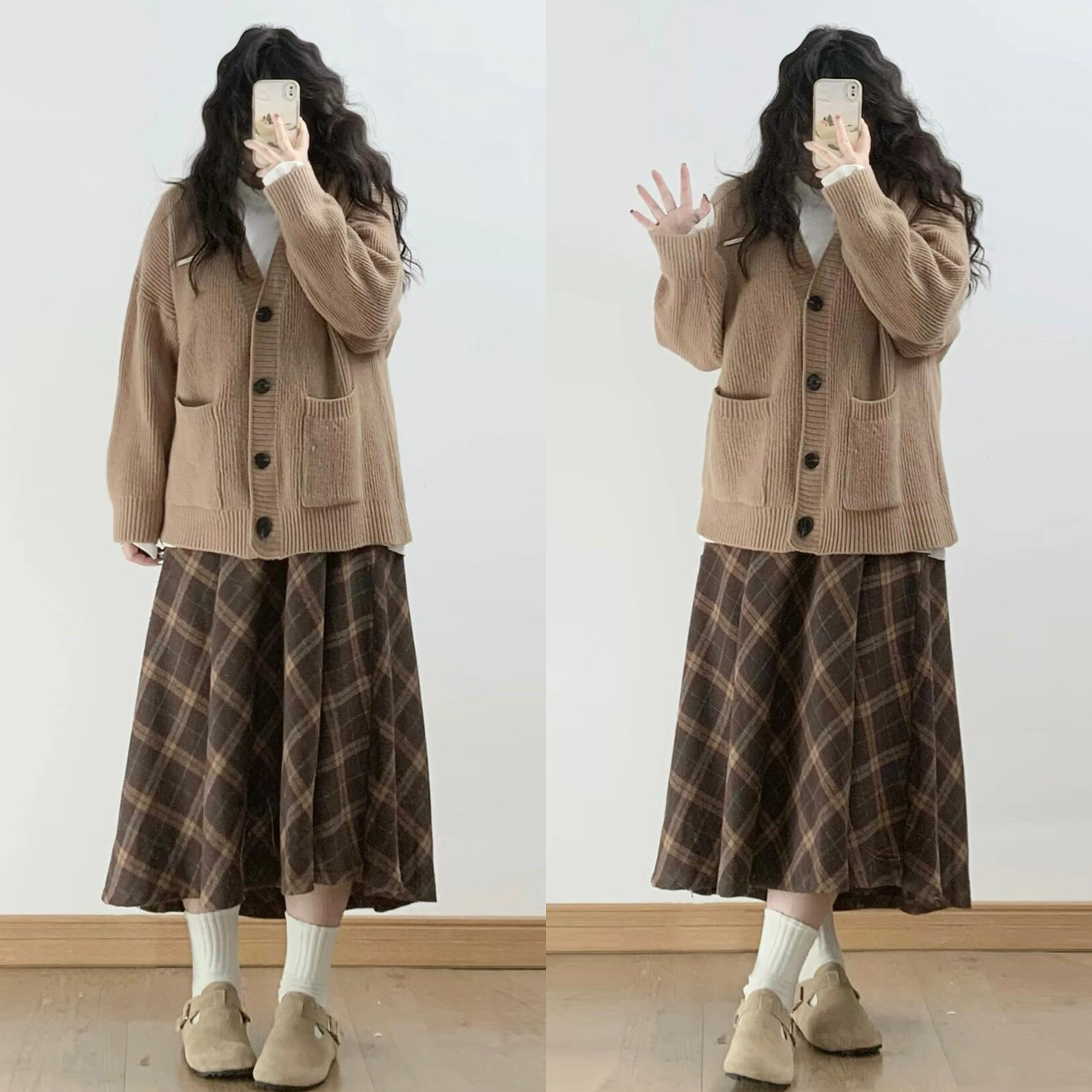 特大码女小众设计感显瘦半身裙女