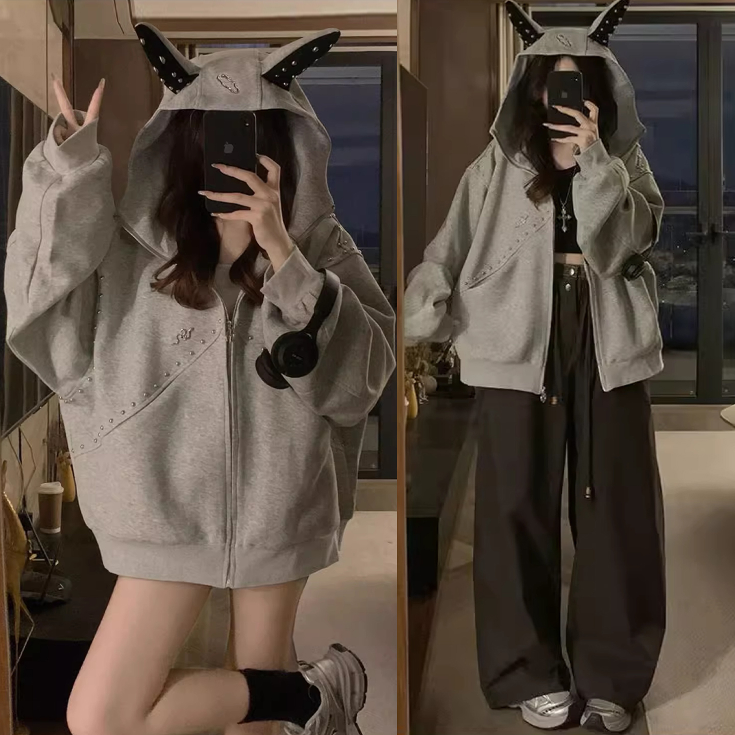 300斤大码女装小众设计感上衣潮