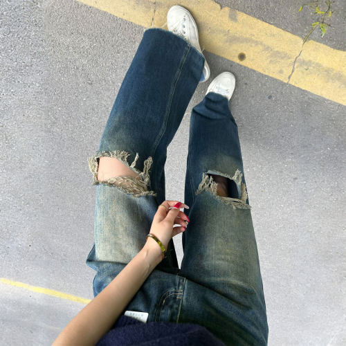 特大码胖mm梨型身材显瘦阔腿裤女