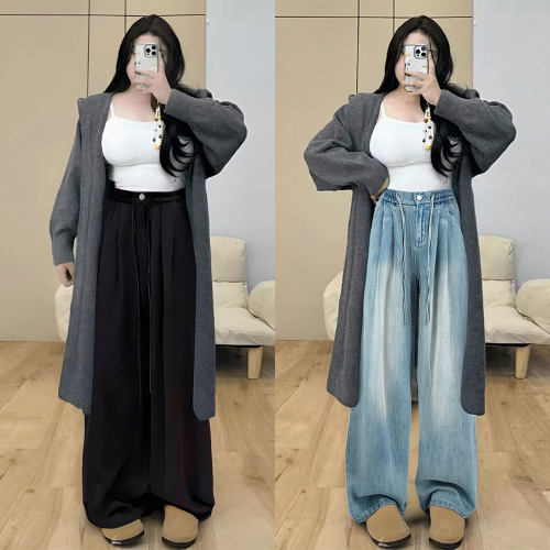 梨型身材宽松遮肉大码女装裤子女