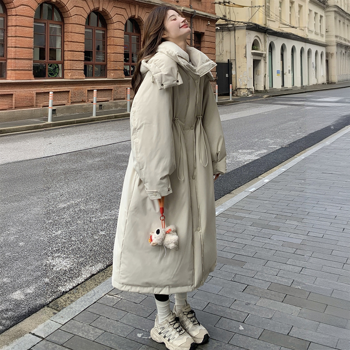 大码女装胖mm宽松加厚高级感棉服