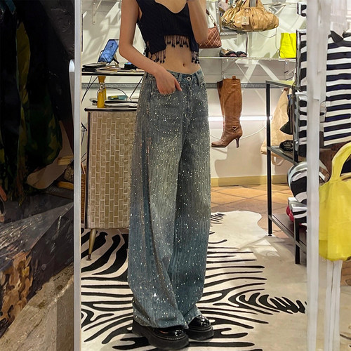 特大码胖mm百搭设计感学生长裤子