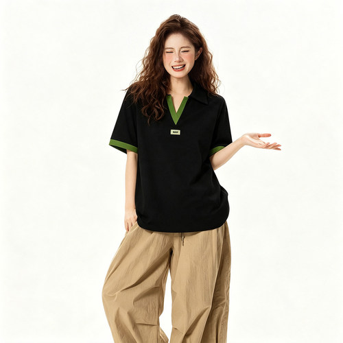 300斤胖mm大码设计感复古上衣女