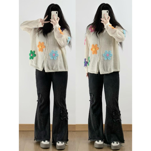 特大码美式高街vibe辣妹个性长裤