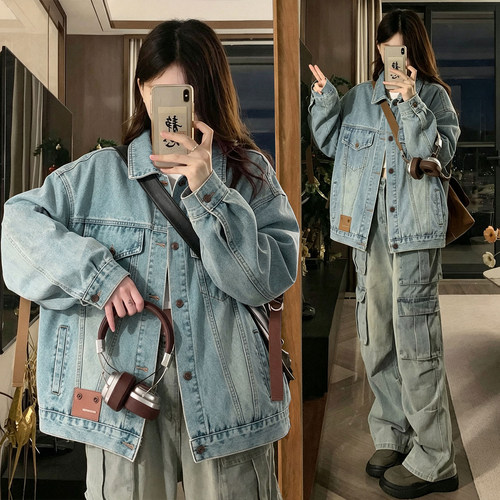 特大码胖mm水洗高级感百搭外套女
