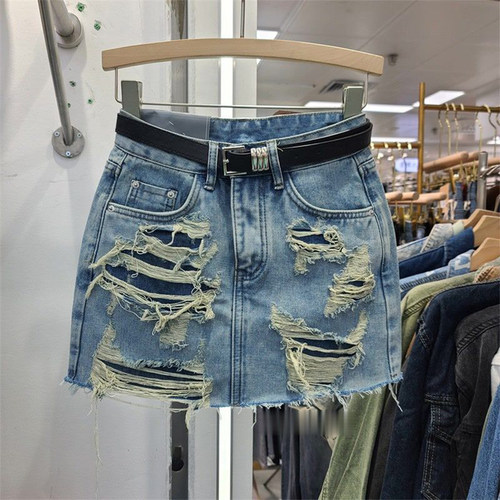 大码女装胖mm遮胯显瘦百搭短裙子