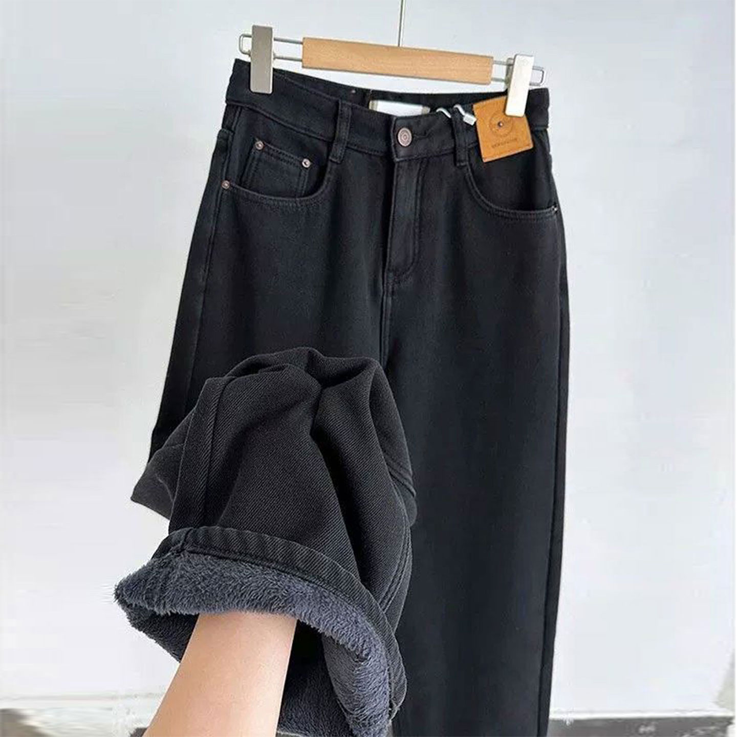 300斤大码小个子显瘦遮肉裤子女