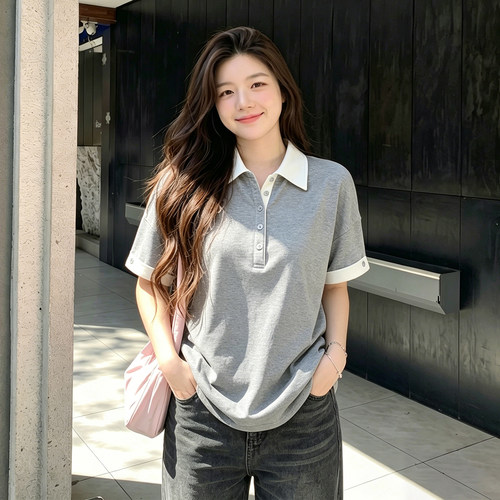 300斤胖mm特大码宽松显瘦上衣女