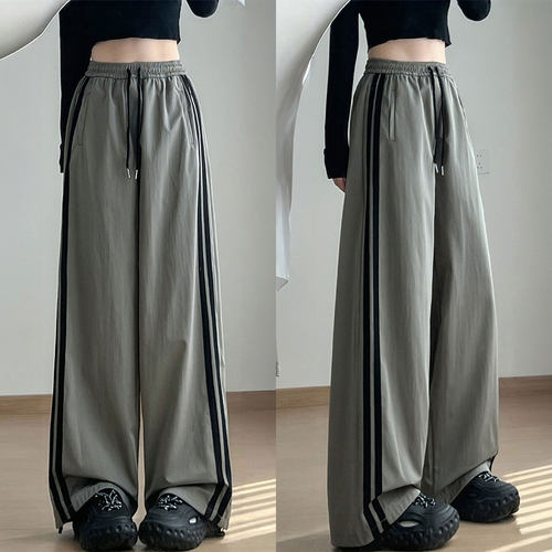 大码胖mm学院风百搭显瘦直筒裤女