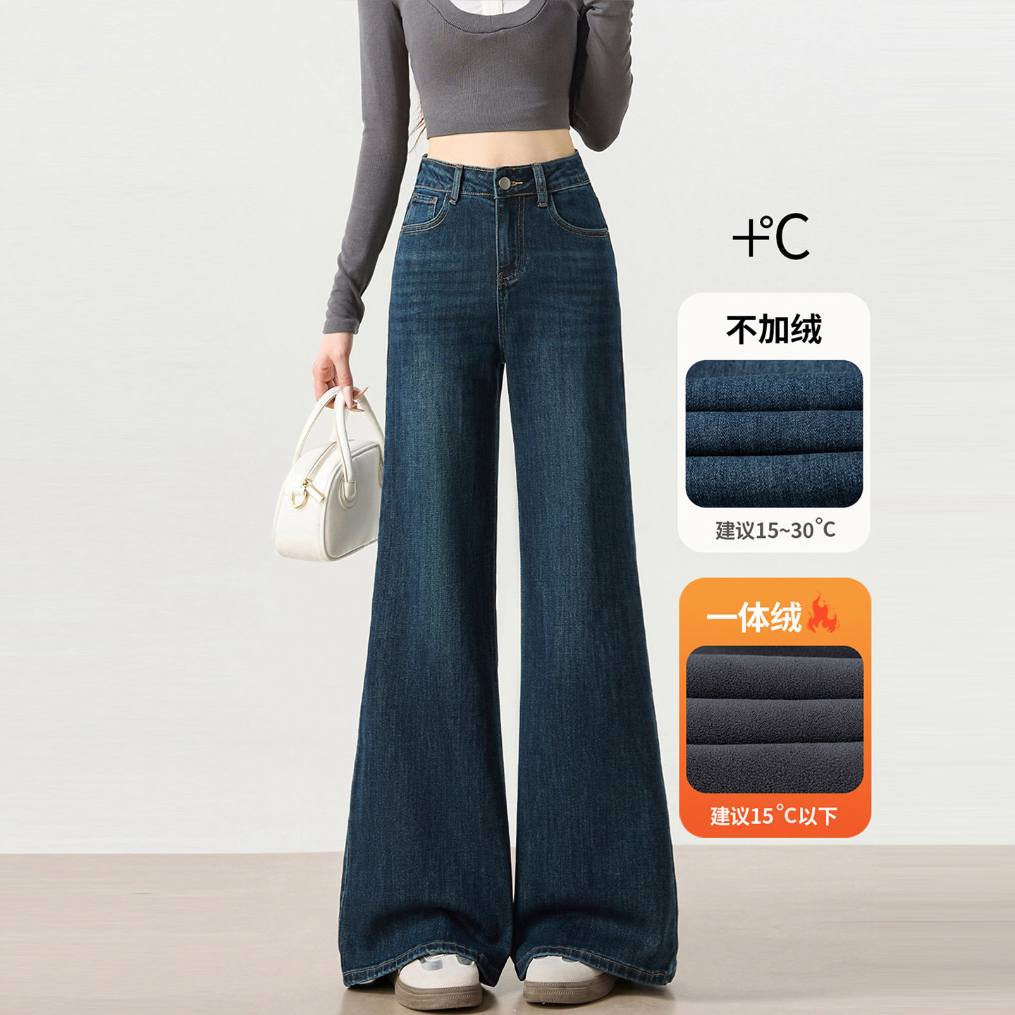 300斤特大码女装高腰宽松阔腿牛仔裤女胖mm梨型身材显瘦微喇裤子,女装/女士精品,大码裤装,淘宝优惠券,粉丝福利购,淘宝优惠卷