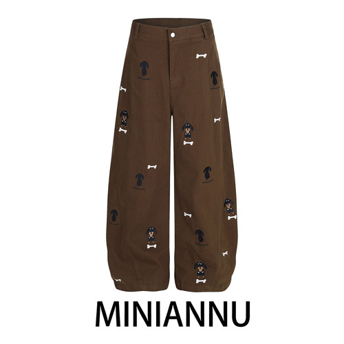 特大码宽松休闲百搭设计感裤子女