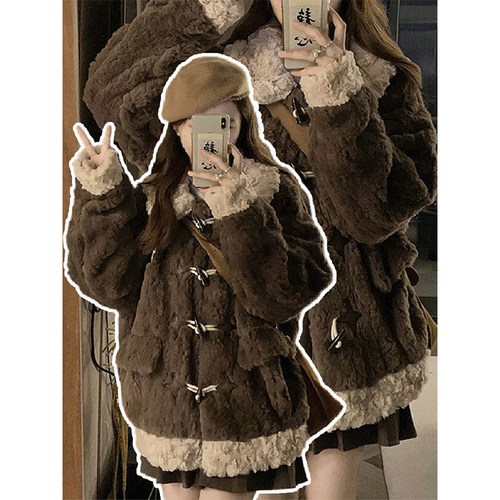 特大码韩版ins甜美百搭显瘦棉服