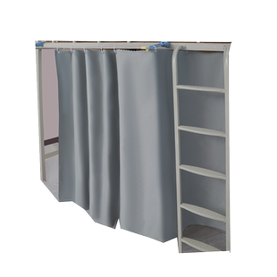 学生宿舍u型外扩桌帘寝室下桌遮挡帘强遮光上床下桌围挡帘子下铺