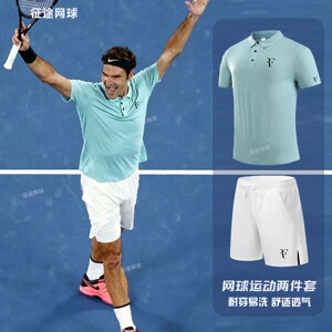 费德勒速干Polo网球服套装男