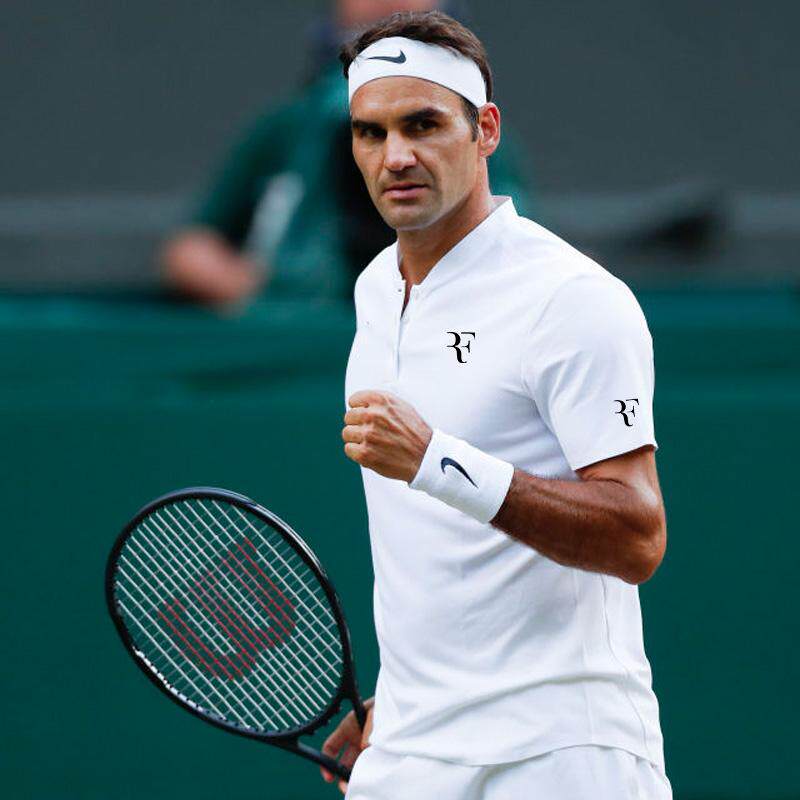 费德勒同款网球服男速干短袖立领POLO衫亨利领排汗上衣球迷定制