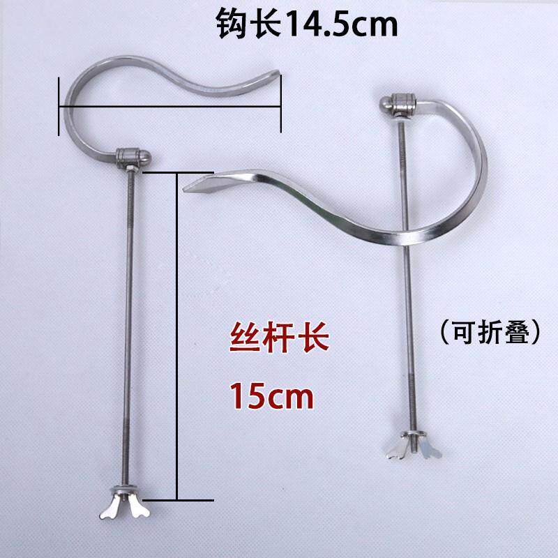 不锈钢鸟笼钩子画眉笼配件大全百灵笼挂钩大小号提手提钩鸟具用品