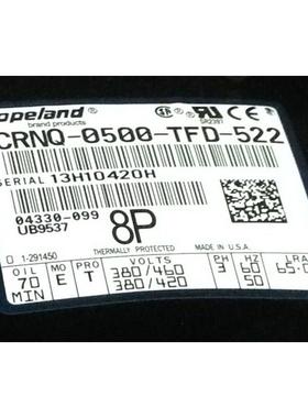 CRNQ-0500-TFD-522 CRPQ-0450 CRJQ-0500-TFD-501 全新谷轮压缩机