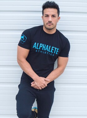 Running training basketball stretch T-shirt 跑步训练弹力短袖