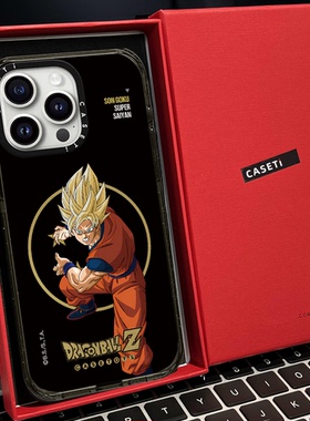 CASE联名七龙珠40周年磁吸MagSafe适用苹果17/16proMax手机壳iPhone15防摔16pro保护套13/14p镜面17Air亚克力