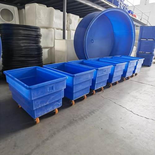 布草车滚塑500L洗衣房酒店更多的洗涤工作服务车异形加工