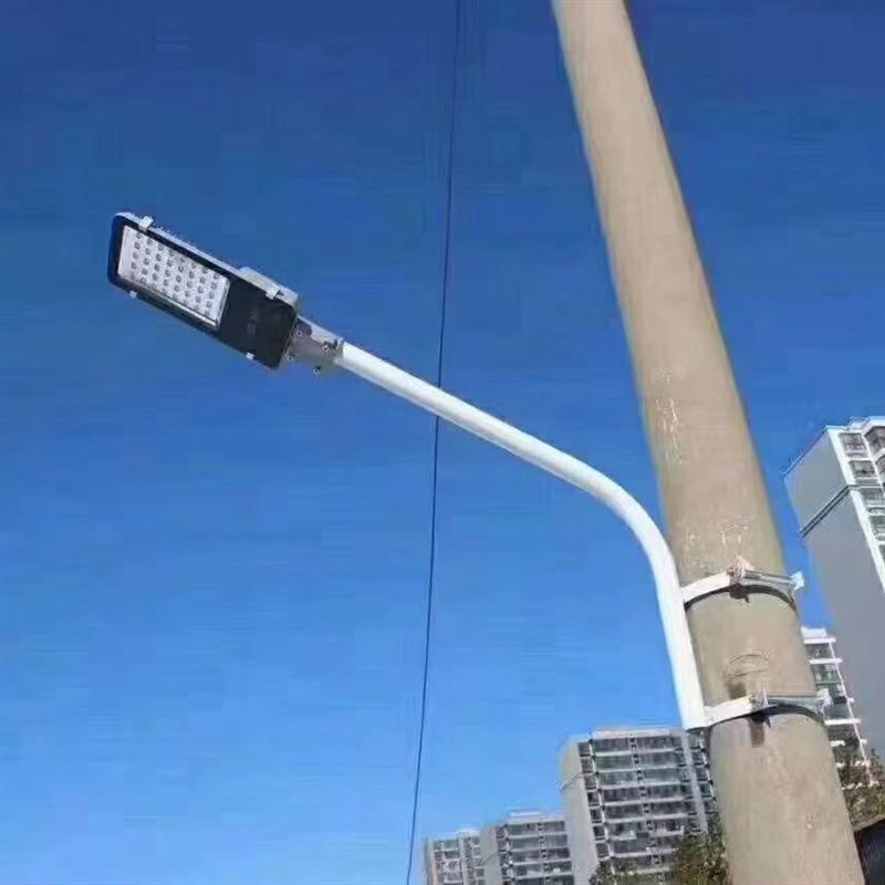 120WLED路灯中国结路灯 民族花纹路灯灯杆  大刀臂抱箍照明路灯