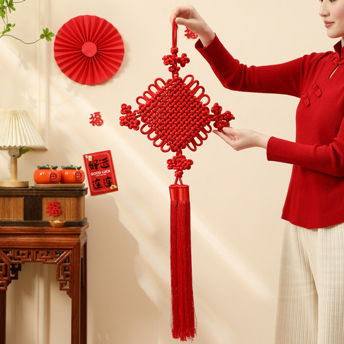 福禄年中国结挂件装饰客厅玄关小
