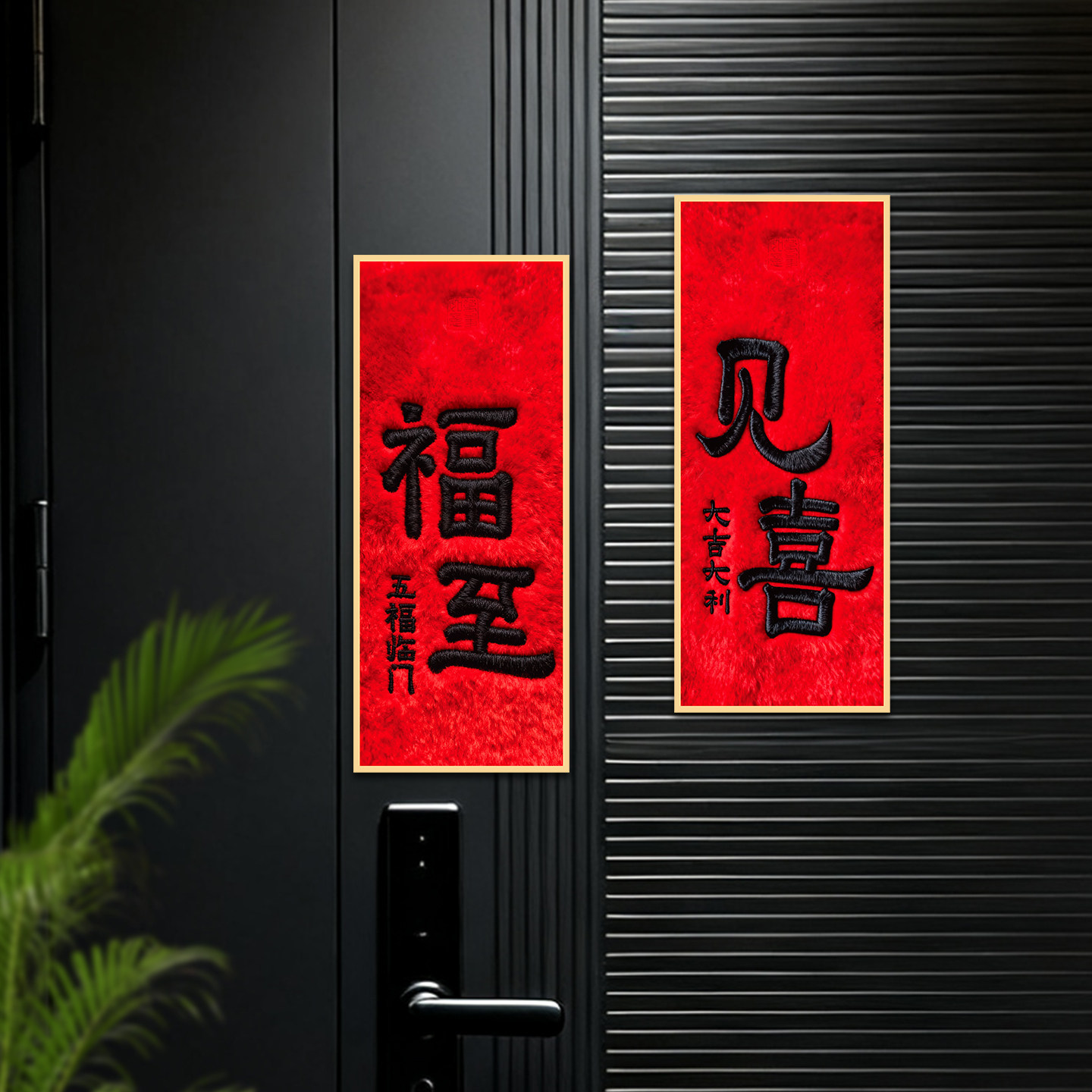 2026马年新年门贴创意磁吸对联贴纸过年春节开门见喜入户门装饰贴,节庆用品/礼品,对联,淘宝优惠券,粉丝福利购,淘宝优惠卷