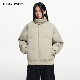 潮牌纯色保暖防风面包服2025新款 美式 外套 冬季 TODAYLOVER棉服女款