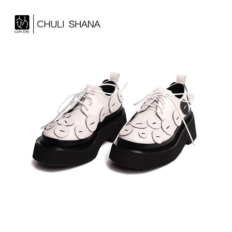 CHULISHANA厚底系带单鞋
