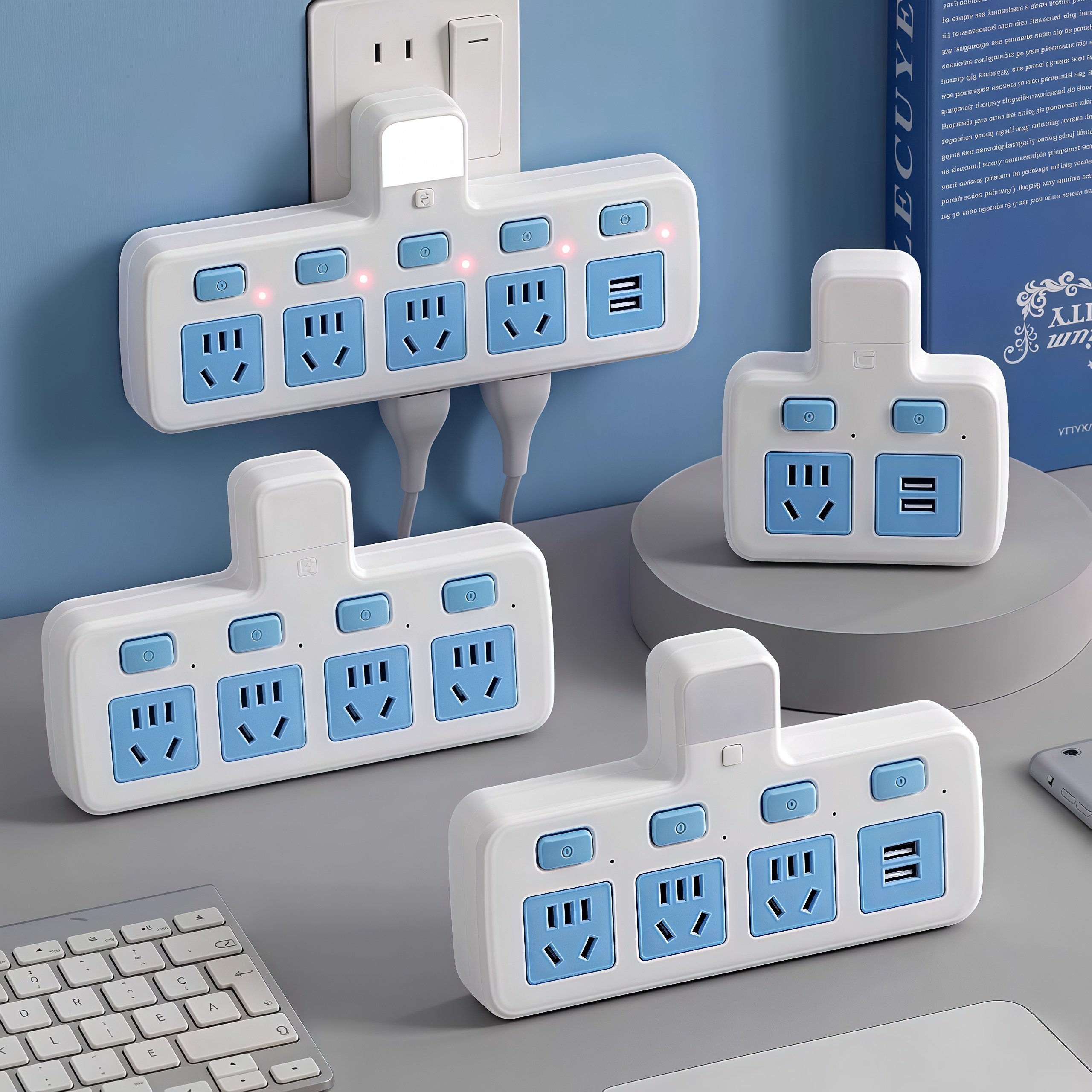 【官方正品】插座转换器多插位