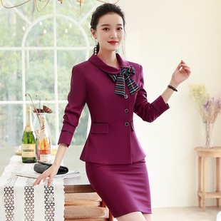 酒店工作服保洁服长袖秋季女装火锅店员工装餐饮饭店服务员