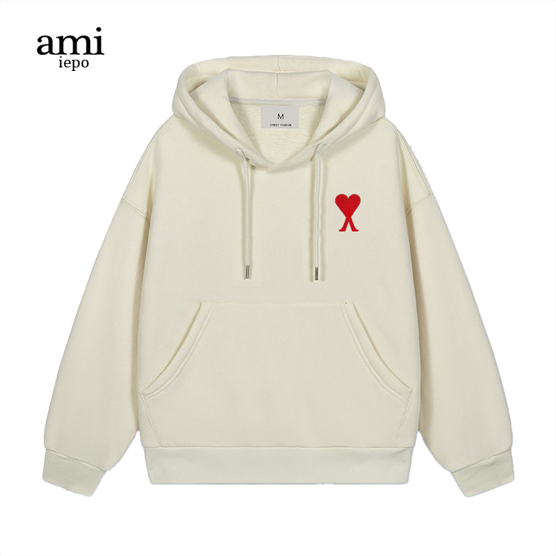 潮牌AMI经典刺绣休闲卫衣